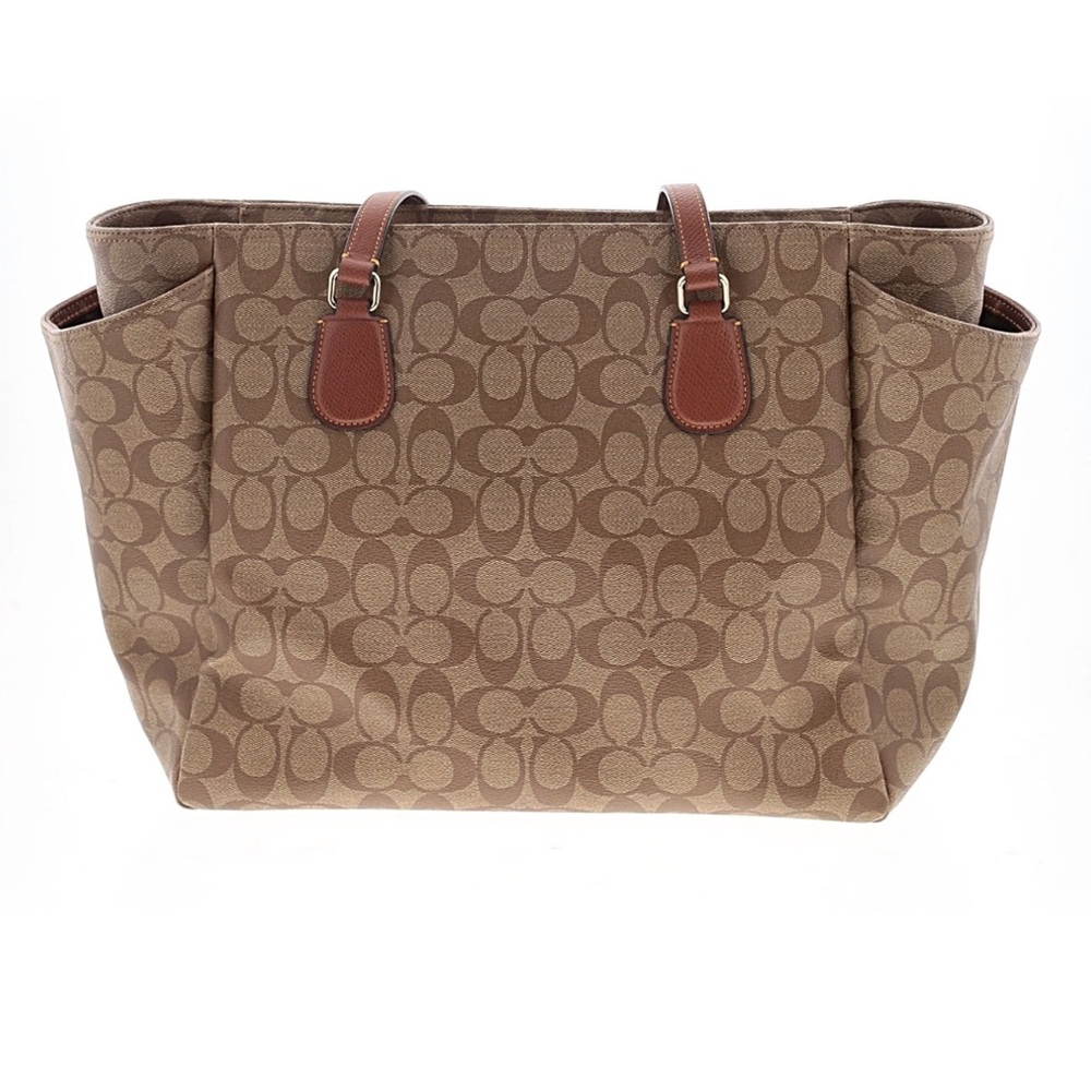 COACH•Signature Monogram Baby Diaper Bag - Picture 3 of 6